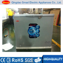 180L Wholesale Commercial Silver Color Supermarket Chest Freezer